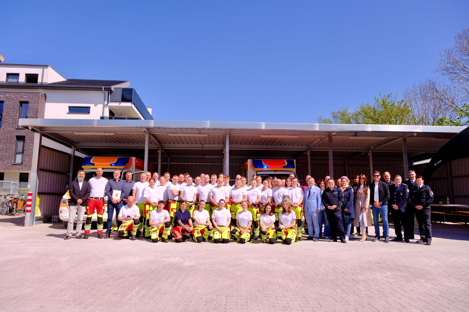 Neue Lehrrettungswache in Greifswald eingeweiht