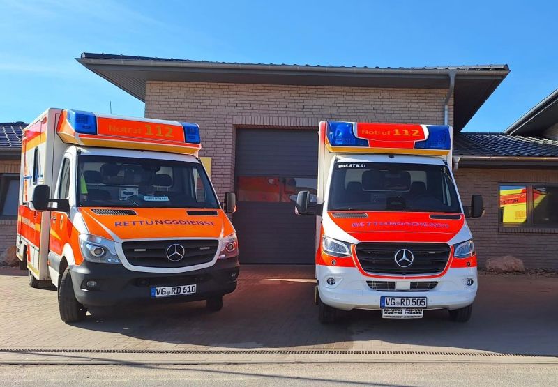 Neuer Rettungswagen für die Lehrrettungswache Wusterhusen in Betrieb genommen
